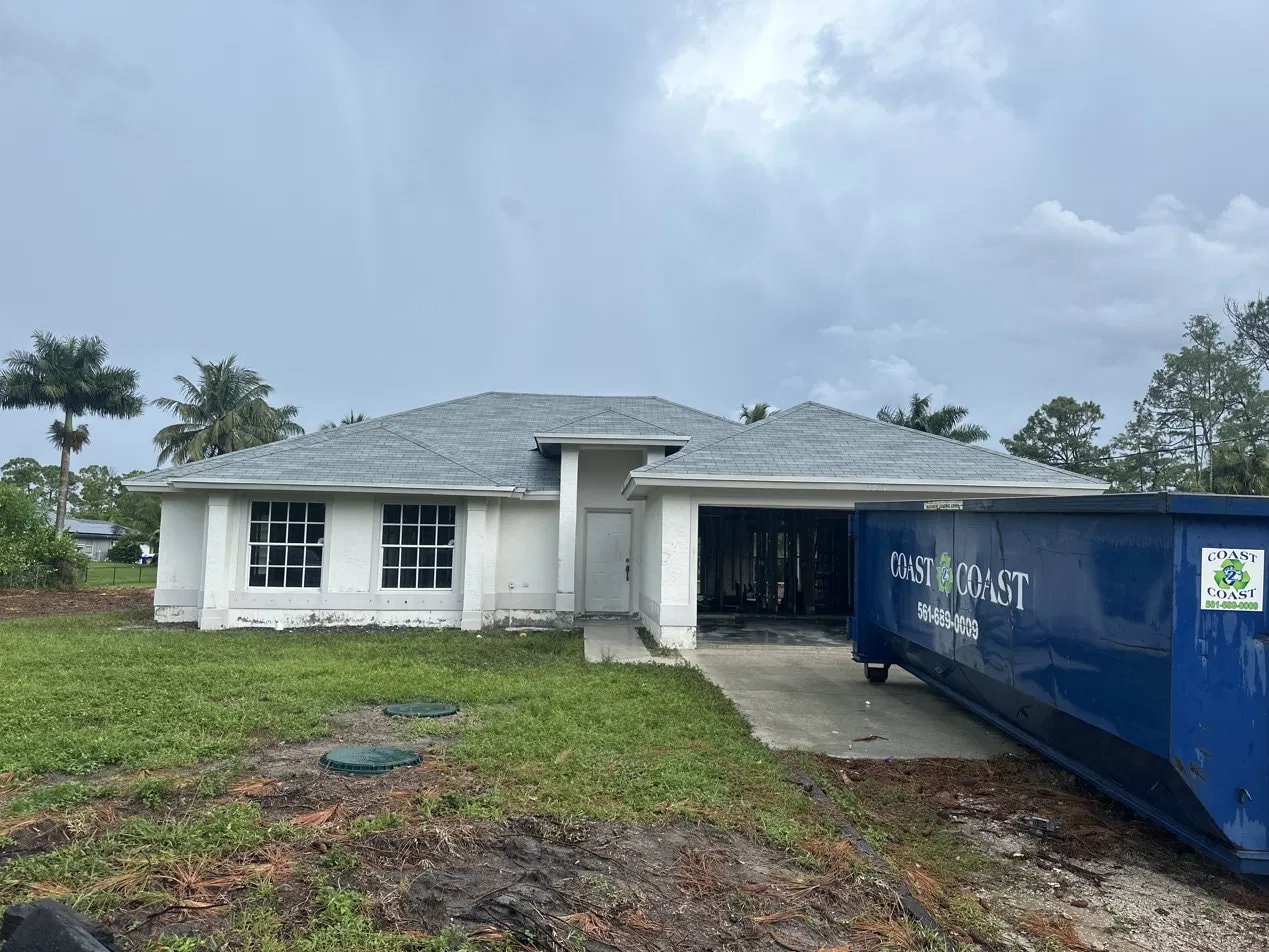After: Soft-wash roof cleaning - shingle roof, Loxahatchee, FL — after treatment